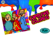 Chipmunks Coloring
